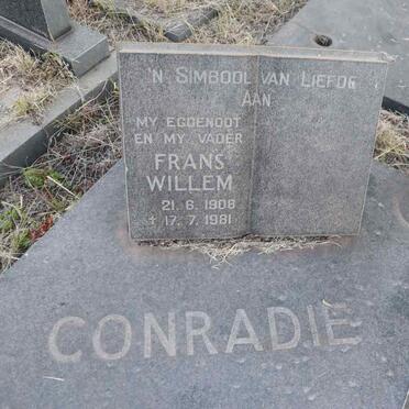 CONRADIE Frans Willem 1908-1981