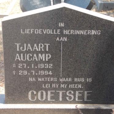 COETSEE Tjaart Aucamp 1932-1994