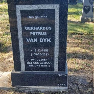 DYK Gerhardus Petrus, van 1956-2013