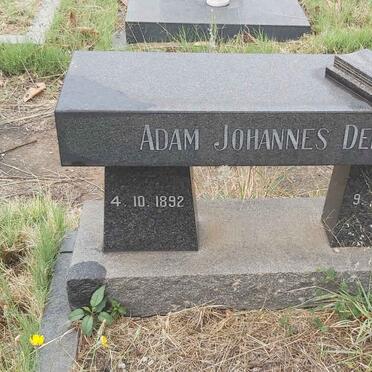 DEKKER Adam Johannes 1892-1973