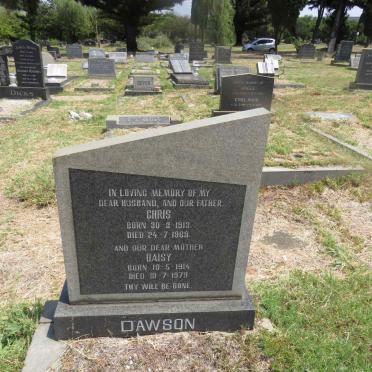 DAWSON Chris 1913-1969 & Daisy 1914-1979