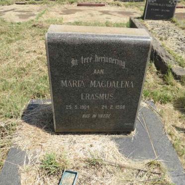 ERASMUS Maria Magdalena 1904-1968