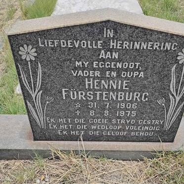 FURSTENBURG Hennie 1906-1975
