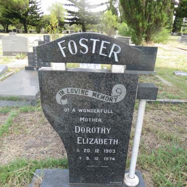 FOSTER Dorothy Elizabeth 1903-1974