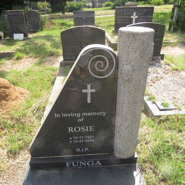 FUNGA Rosie 1921-2009