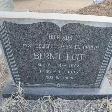 FOIT Bernd 1967-1985