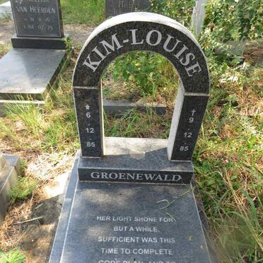 GROENEWALD Kim-Louise 1985-1985