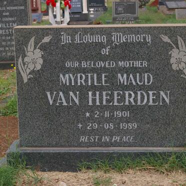 HEERDEN Myrtle Maud, van 1901-1989