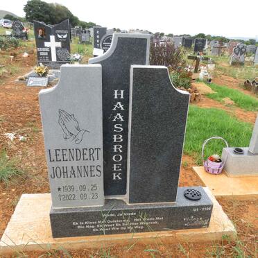 HAASBROEK Leendert Johannes 1939-2022