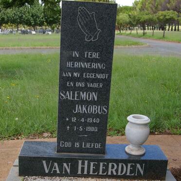 HEERDEN Salemon Jakobus, van 1940-1980