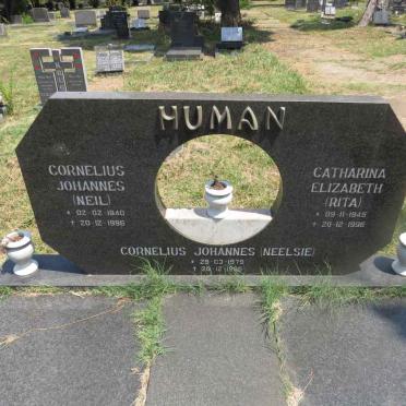 HUMAN Cornelius Johannes 1940-1996 & Catharina Elizabeth 1945-1996 :: HUMAN Cornelius Johannes 1979-1996_1
