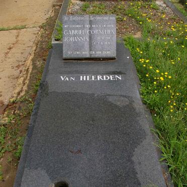 HEERDEN Gabriel Cornelius Johannes, van 1911-1971