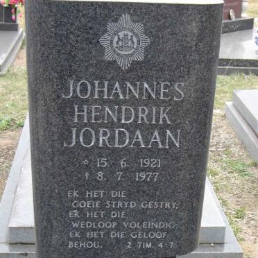 JORDAAN Johannes Hendrik 1921-1977