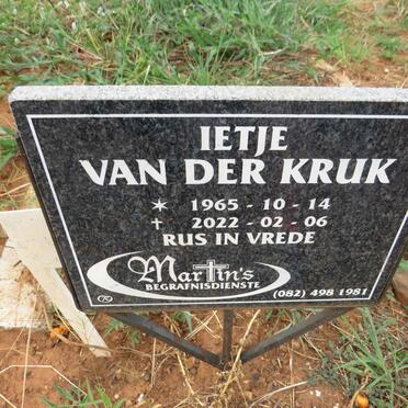 KRUK Ietje, van der 1965-2022