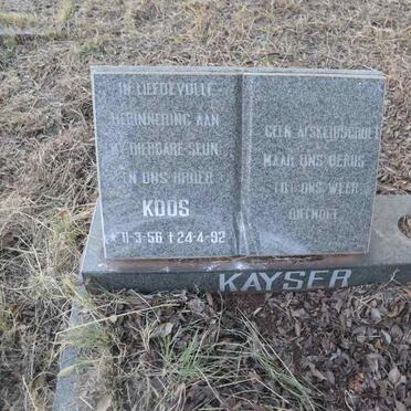 KAYSER Koos 1956-1992