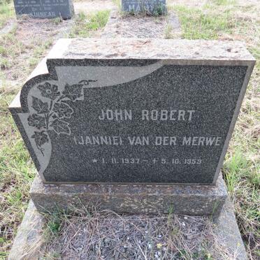 MERWE John Robert, van der 1937-1959