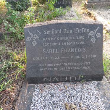 NAUDE Sarel Francois 1923-1961
