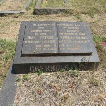 OBERHOLSTER Dirk Petrus 1901-1968 & Rebelina Johanna 1914-1967