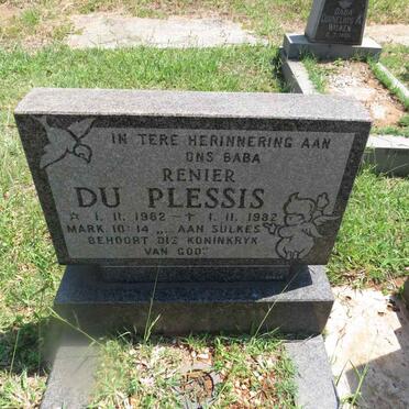 PLESSIS Renier, du 1982-1982