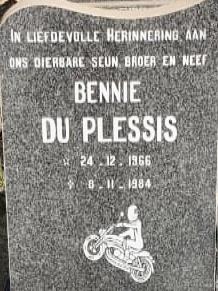 PLESSIS Nicolaas Benjamin, du 1966-1984