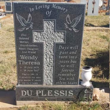 PLESSIS Wendy Theresa, du 1979-2017