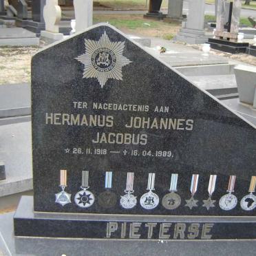 PIETERSE Hermanus Johannes Jacobus 1918-1989