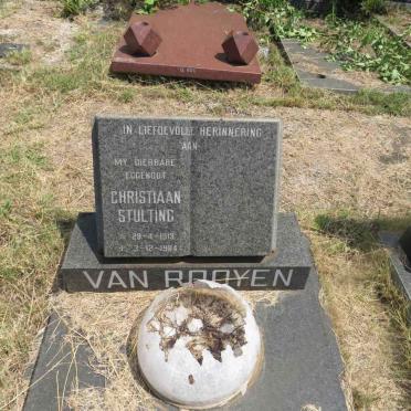 ROOYEN Christiaan Stulting, van 1913-1984