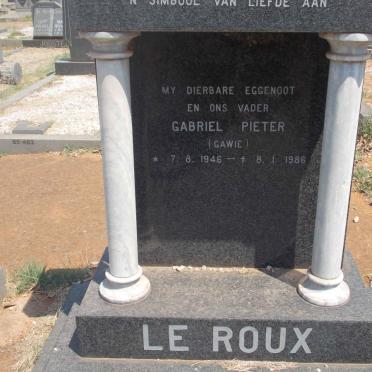 ROUX Gabriel Pieter, le 1946-1986