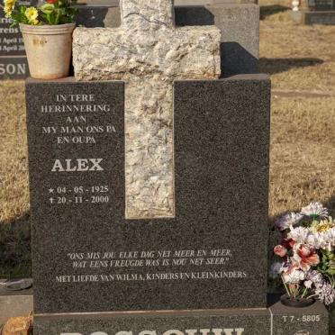 ROSSOUW Alex 1925-2000