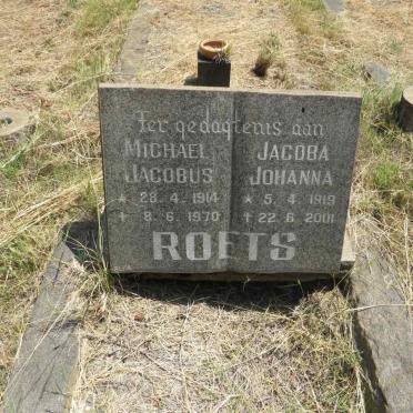 ROETS Michael Jacobus 1914-1970 & Jacoba Johanna 1919-2001