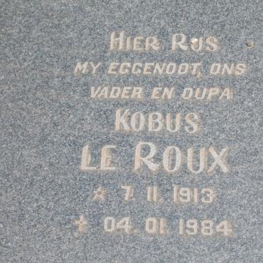 ROUX Kobus, le 1913-1984
