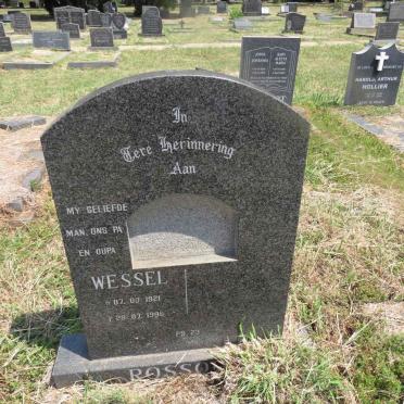ROSSOUW Wessel 1921-1996