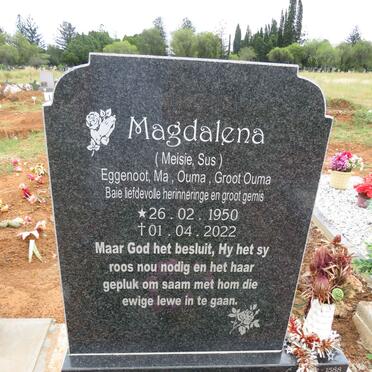 SWANEPOEL Magdalena 1950-2022