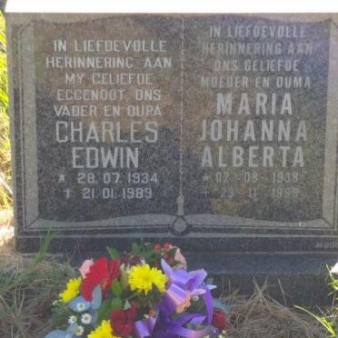 SHAW Charles Edwin 1934-1989 &amp; Maria Johanna Alberta 1938-1996