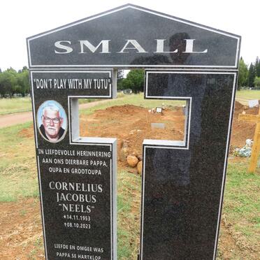 SMALL Cornelius Jacobus 1953-2023