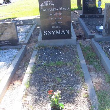 SNYMAN Catharina Maria nee VENTER 1893-1980