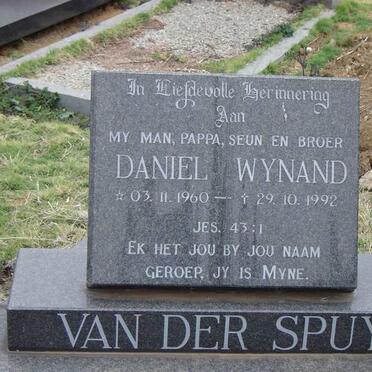 SPUY Daniel Wynand, van der 1960-1992