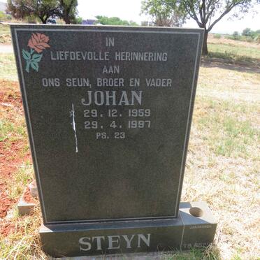 STEYN Johan 1959-1997