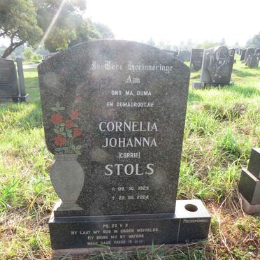STOLS Cornelia Johanna 1925-2004