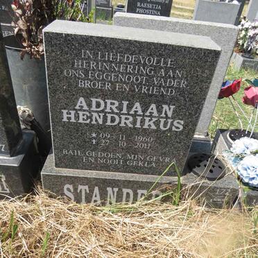 STANDER Adriaan Hendrikus 1960-2011