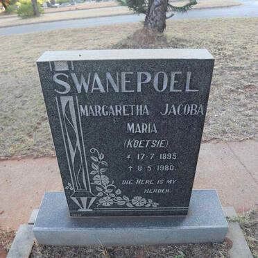 SWANEPOEL Margaretha Jacoba Maria 1895-1980