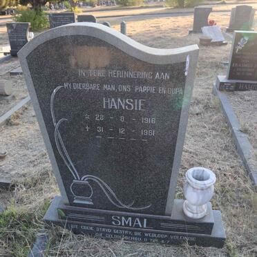 SMAL Hansie 1916-1981