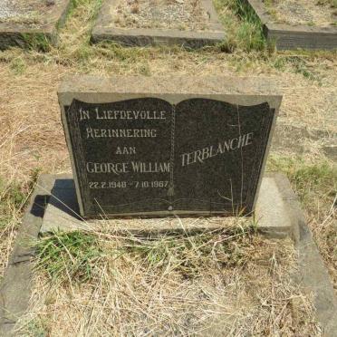 TERBLANCHE George William 1948-1967
