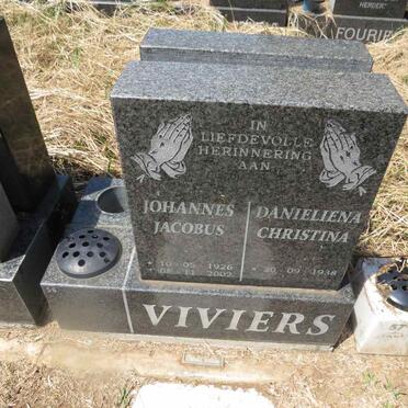VIVIERS Johannes Jacobus 1926-2002 & Danieliena Christina 1938- 