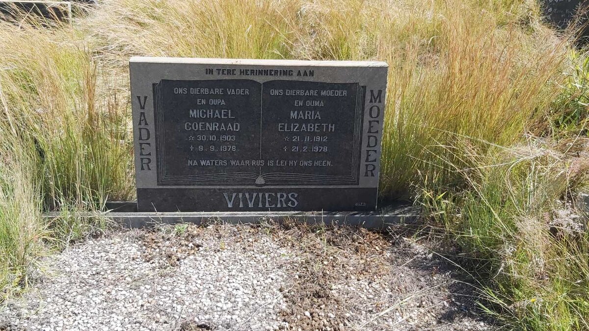 VIVIERS Michael Coenraad 1903-1978 & Maria Elizabeth 1912-1978