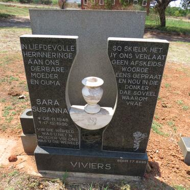 VIVIERS Sara Susanna 1948-1996
