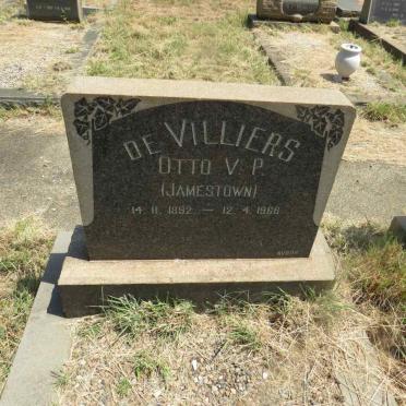 VILLIERS Otto V.P., de 1892-1966