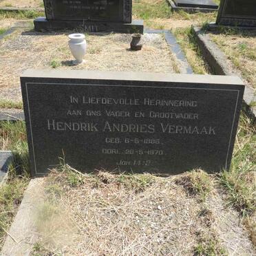 VERMAAK Hendrik Andries 1886-1970