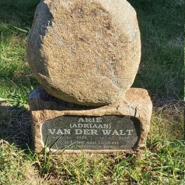 WALT Adriaan, van der 1933-2012