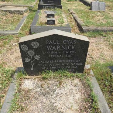 WARNICK Paul Cyas 1914-1969
